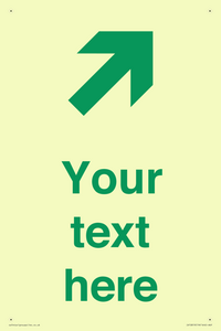 Custom Safe Condition inverse: Green Up right arrow